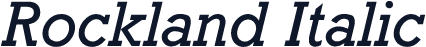 Rockland Italic