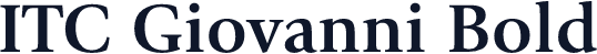 ITC Giovanni Bold