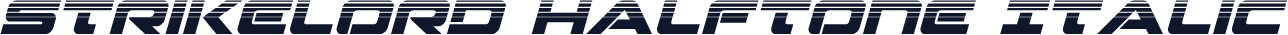 Strikelord Halftone Italic