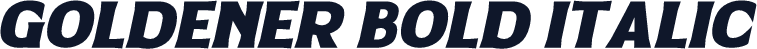 Goldener Bold Italic