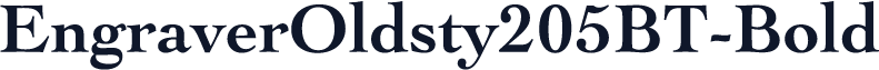 EngraverOldsty205BT-Bold