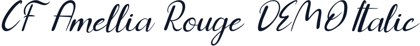 CF Amellia Rouge DEMO Italic