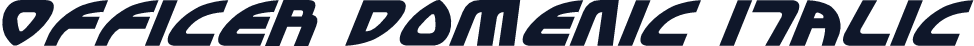 Officer Domenic Italic