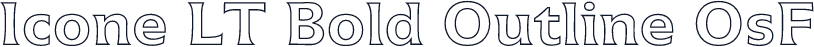 Icone LT Bold Outline OsF