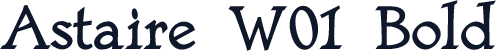 Astaire W01 Bold