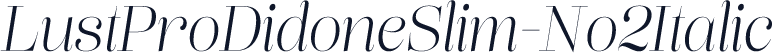 LustProDidoneSlim-No2Italic