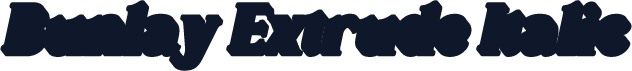 Bunlay Extrude Italic