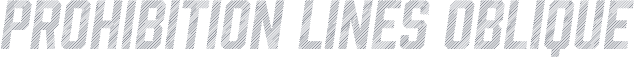 Prohibition Lines Oblique