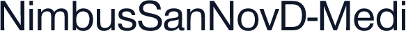 NimbusSanNovD-Medi