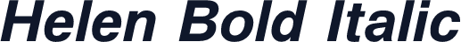 Helen Bold Italic