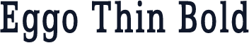 Eggo Thin Bold