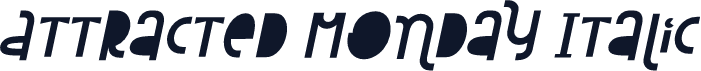 Attracted Monday Italic