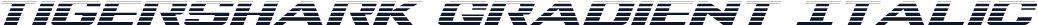 Tigershark Gradient Italic