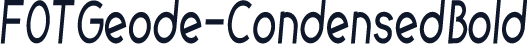 FOTGeode-CondensedBold