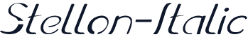 Stellon-Italic