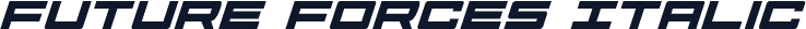 Future Forces Italic