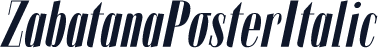 ZabatanaPosterItalic
