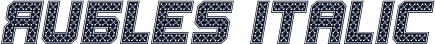 Rubles Italic