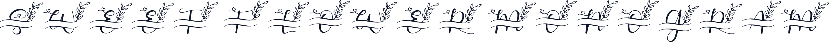 Sweet Flower Monogram