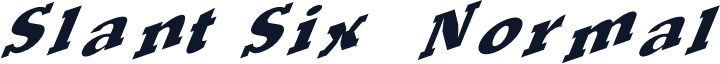Slant Six  Normal