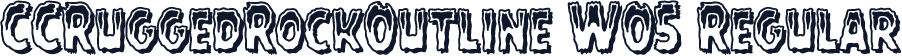 CCRuggedRockOutline W05 Regular