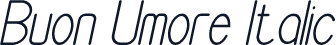 Buon Umore Italic