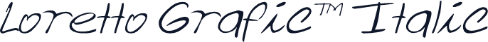 Loretto Grafic™ Italic
