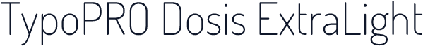 TypoPRO Dosis ExtraLight