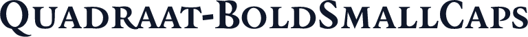 Quadraat-BoldSmallCaps