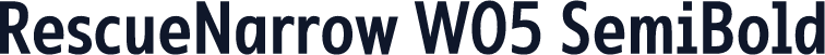 RescueNarrow W05 SemiBold