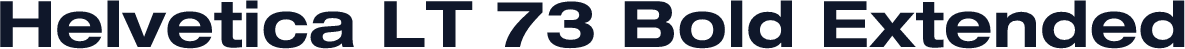 Helvetica LT 73 Bold Extended