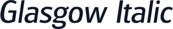 Glasgow Italic