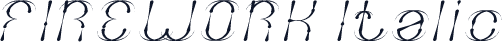 FIREWORK Italic