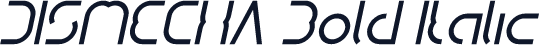 DISMECHA Bold Italic