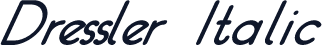 Dressler Italic