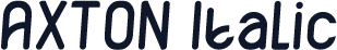 AXTON Italic