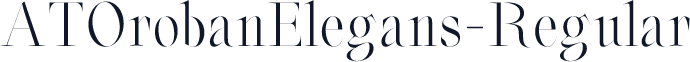 ATOrobanElegans-Regular