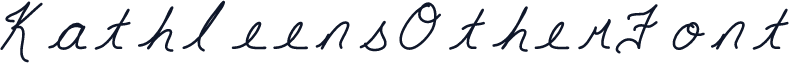 KathleensOtherFont