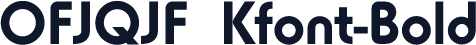 OFJQJF+Kfont-Bold