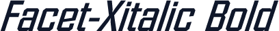 Facet-Xitalic Bold