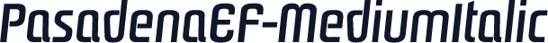 PasadenaEF-MediumItalic