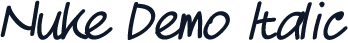 Nuke Demo Italic