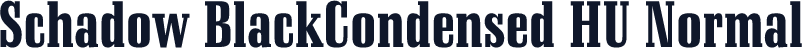 Schadow BlackCondensed HU Normal