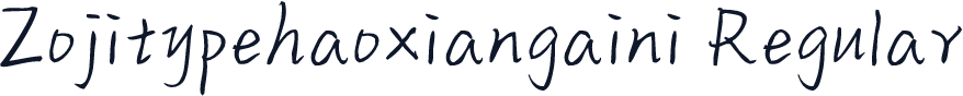 Zojitypehaoxiangaini Regular