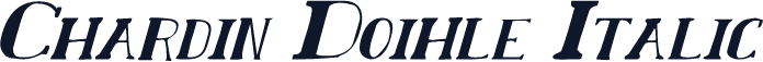 Chardin Doihle Italic