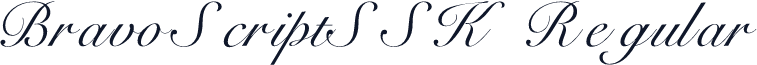 BravoScriptSSK Regular