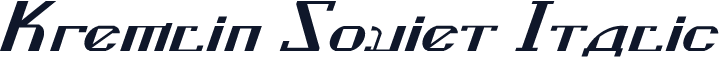 Kremlin Soviet Italic