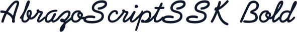 AbrazoScriptSSK Bold