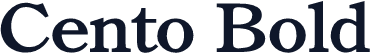 Cento Bold