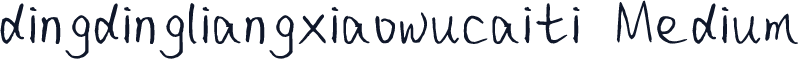dingdingliangxiaowucaiti Medium